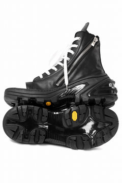 Load image into Gallery viewer, A.F ARTEFACT x Portaille LACE & BIAS ZIP ALEXANDER BOOTS / WAXED HORSE LEAHER (BLACK x WHITE)