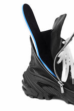 Load image into Gallery viewer, A.F ARTEFACT x Portaille LACE & BIAS ZIP ALEXANDER BOOTS / WAXED HORSE LEAHER (BLACK x WHITE)