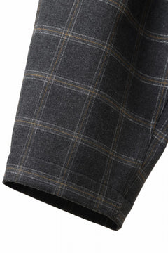 画像をギャラリービューアに読み込む, N/07 exclusive EASY WAIST TAPERED PANTS / T/R DOUBLE SIDE BRUSHED 2WAY STRETCH (CHECK)