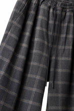 画像をギャラリービューアに読み込む, N/07 exclusive EASY WAIST TAPERED PANTS / T/R DOUBLE SIDE BRUSHED 2WAY STRETCH (CHECK)