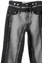 Load image into Gallery viewer, Feng Chen Wang RAW EDGE PATCHWORK TROUSERS (BLACK)