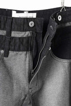 Load image into Gallery viewer, Feng Chen Wang RAW EDGE PATCHWORK TROUSERS (BLACK)
