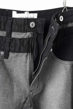 Load image into Gallery viewer, Feng Chen Wang RAW EDGE PATCHWORK TROUSERS (BLACK)
