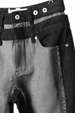 Load image into Gallery viewer, Feng Chen Wang RAW EDGE PATCHWORK TROUSERS (BLACK)
