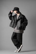 画像をギャラリービューアに読み込む, N/07 exclusive EASY WAIST TAPERED PANTS / T/R DOUBLE SIDE BRUSHED 2WAY STRETCH (CHECK)