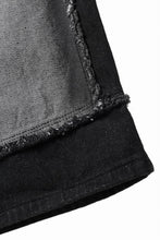 Load image into Gallery viewer, Feng Chen Wang RAW EDGE PATCHWORK TROUSERS (BLACK)