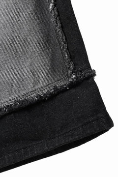 Load image into Gallery viewer, Feng Chen Wang RAW EDGE PATCHWORK TROUSERS (BLACK)