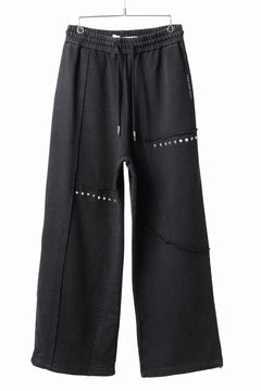 Load image into Gallery viewer, Feng Chen Wang PANELLED STRAIGHT SWEATPANTS (BLACK)