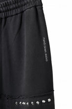 Load image into Gallery viewer, Feng Chen Wang PANELLED STRAIGHT SWEATPANTS (BLACK)