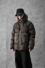 画像をギャラリービューアに読み込む, Ten c TEMPEST COMBO DOWN JACKET (DARK OLIVE)