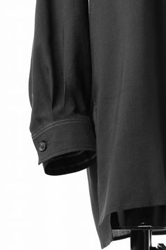 画像をギャラリービューアに読み込む, Y's for men DOUBLE STITCH SHIRT / CELLULOSE LAWN (BLACK)