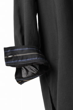 画像をギャラリービューアに読み込む, Y's for men DOUBLE STITCH SHIRT / CELLULOSE LAWN (BLACK)