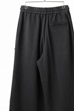 画像をギャラリービューアに読み込む, Feng Chen Wang PANELLED STRAIGHT SWEATPANTS (BLACK)