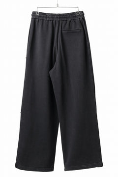 画像をギャラリービューアに読み込む, Feng Chen Wang PANELLED STRAIGHT SWEATPANTS (BLACK)