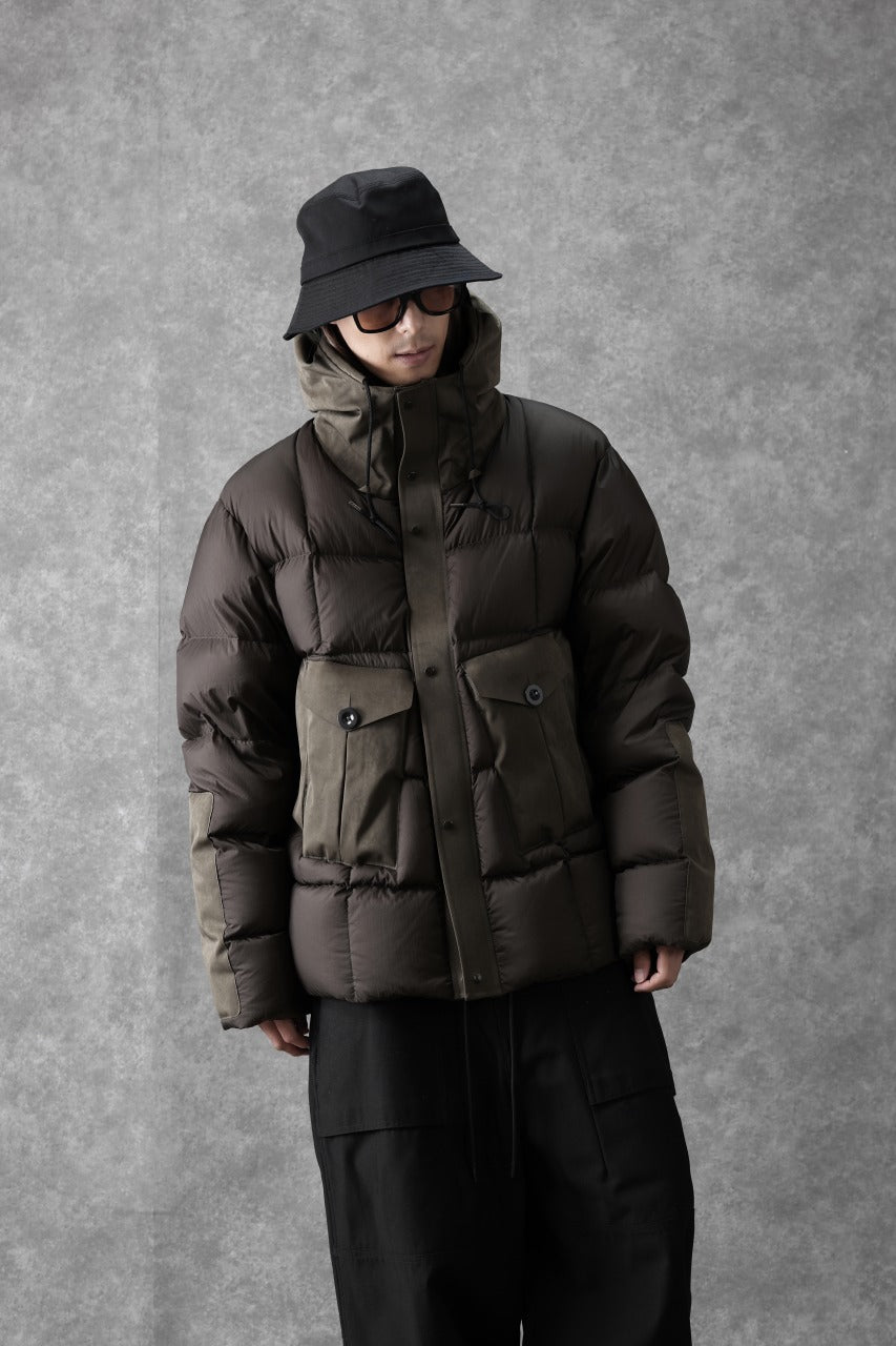 画像をギャラリービューアに読み込む, Ten c TEMPEST COMBO DOWN JACKET (DARK OLIVE)