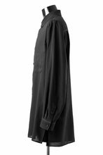 画像をギャラリービューアに読み込む, Y's for men DOUBLE STITCH SHIRT / CELLULOSE LAWN (BLACK)