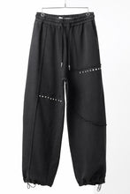 Load image into Gallery viewer, Feng Chen Wang PANELLED STRAIGHT SWEATPANTS (BLACK)