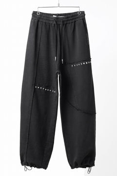 Load image into Gallery viewer, Feng Chen Wang PANELLED STRAIGHT SWEATPANTS (BLACK)