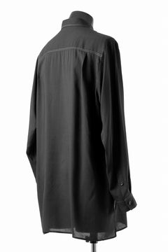 画像をギャラリービューアに読み込む, Y's for men DOUBLE STITCH SHIRT / CELLULOSE LAWN (BLACK)