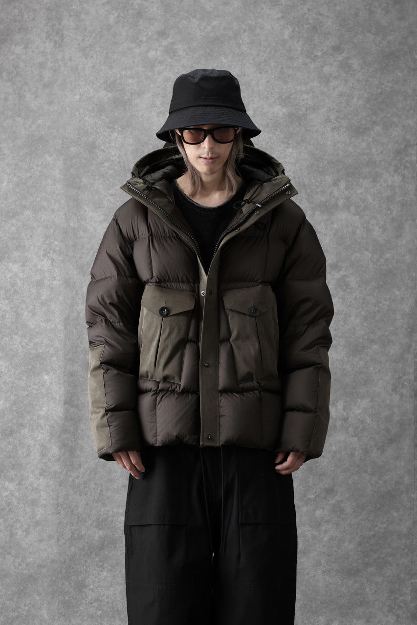 画像をギャラリービューアに読み込む, Ten c TEMPEST COMBO DOWN JACKET (DARK OLIVE)
