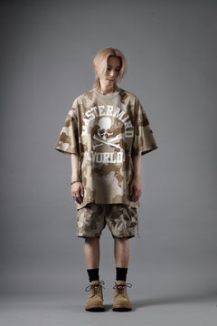 画像をギャラリービューアに読み込む, MASTERMIND WORLD JERSEY CAMO CARGO SHORTS (DESERT)