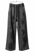 画像をギャラリービューアに読み込む, Feng Chen Wang GREY RIPPED JERSEY SWEATPANTS (GREY)