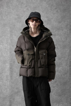 画像をギャラリービューアに読み込む, Ten c TEMPEST COMBO DOWN JACKET (DARK OLIVE)