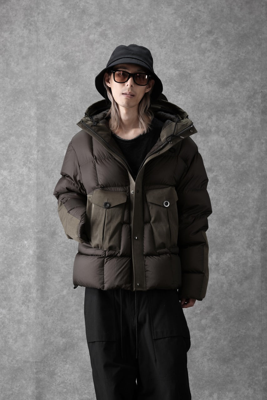 画像をギャラリービューアに読み込む, Ten c TEMPEST COMBO DOWN JACKET (DARK OLIVE)