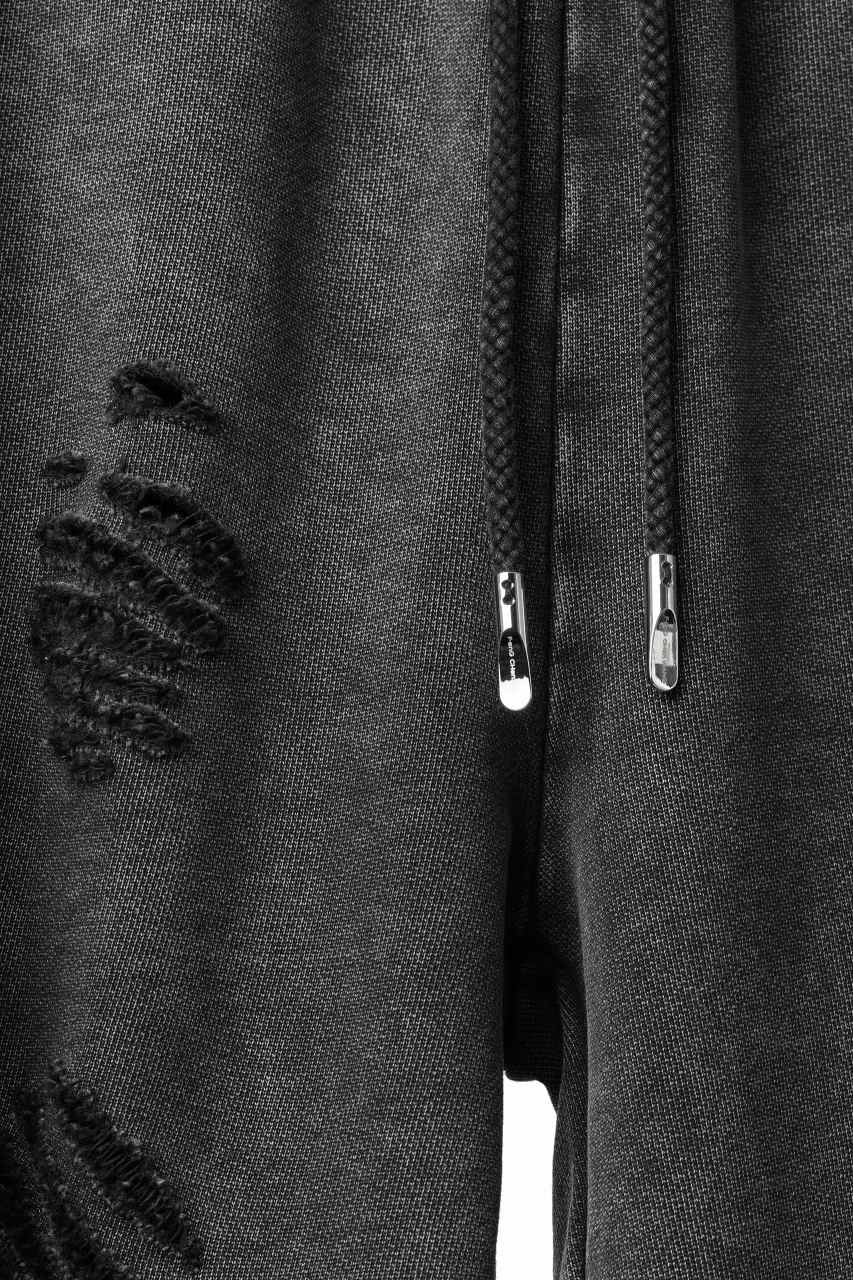 画像をギャラリービューアに読み込む, Feng Chen Wang GREY RIPPED JERSEY SWEATPANTS (GREY)