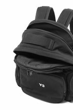 画像をギャラリービューアに読み込む, Y-3 Yohji Yamamoto UTILITY BACK PACK / RECYCLE POLYESTER (BLACK)