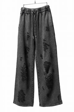 画像をギャラリービューアに読み込む, Feng Chen Wang GREY RIPPED JERSEY SWEATPANTS (GREY)