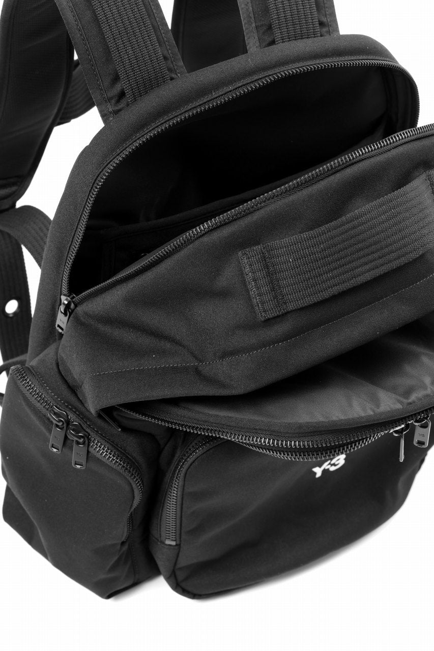 画像をギャラリービューアに読み込む, Y-3 Yohji Yamamoto UTILITY BACK PACK / RECYCLE POLYESTER (BLACK)