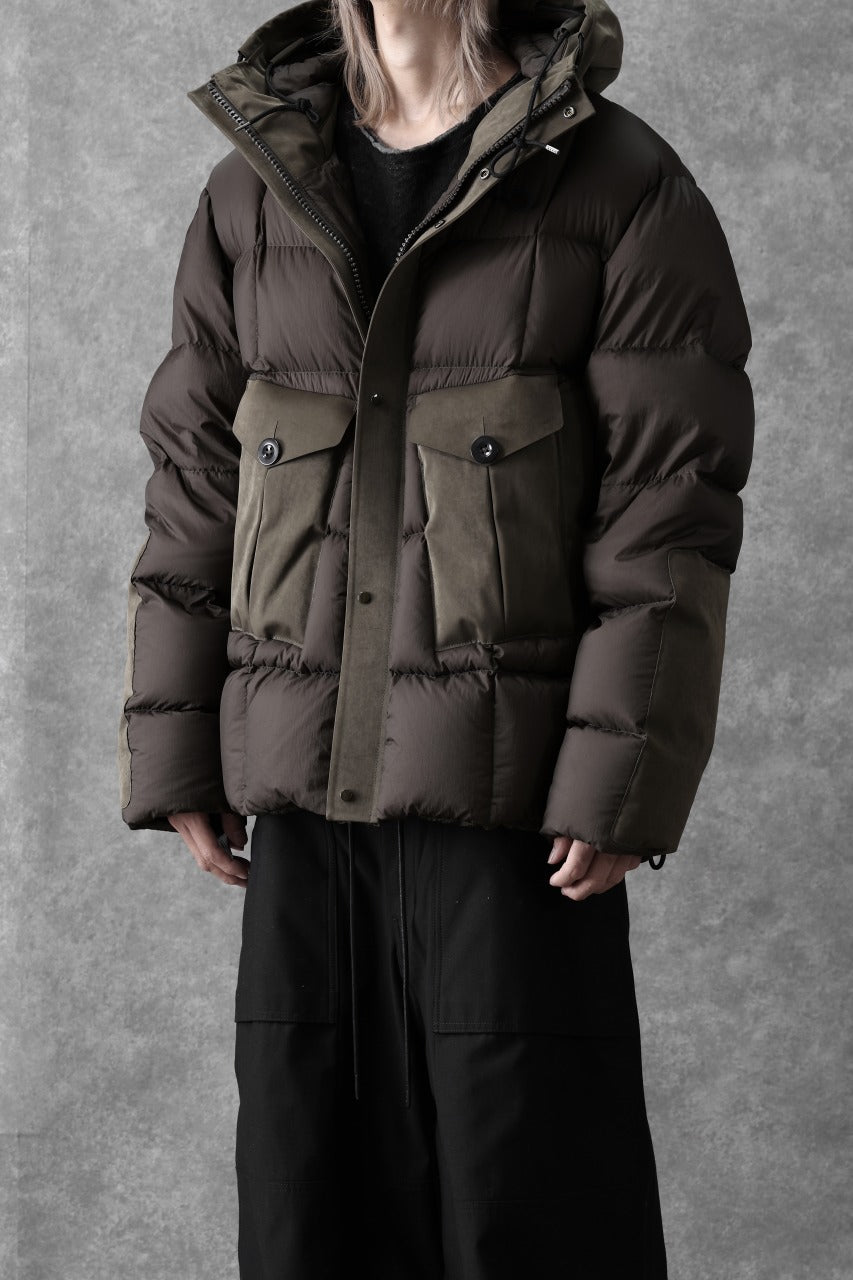 画像をギャラリービューアに読み込む, Ten c TEMPEST COMBO DOWN JACKET (DARK OLIVE)