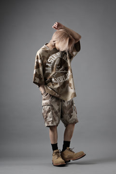 画像をギャラリービューアに読み込む, MASTERMIND WORLD JERSEY CAMO CARGO SHORTS (DESERT)