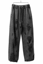 画像をギャラリービューアに読み込む, Feng Chen Wang GREY RIPPED JERSEY SWEATPANTS (GREY)