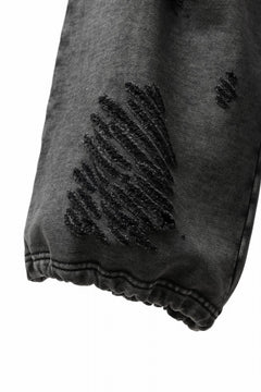 画像をギャラリービューアに読み込む, Feng Chen Wang GREY RIPPED JERSEY SWEATPANTS (GREY)