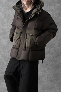 画像をギャラリービューアに読み込む, Ten c TEMPEST COMBO DOWN JACKET (DARK OLIVE)