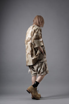 画像をギャラリービューアに読み込む, MASTERMIND WORLD JERSEY CAMO CARGO SHORTS (DESERT)