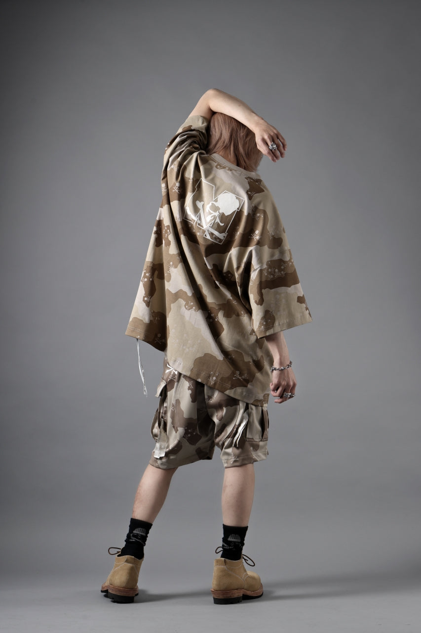 画像をギャラリービューアに読み込む, MASTERMIND WORLD JERSEY CAMO CARGO SHORTS (DESERT)