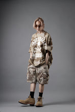 画像をギャラリービューアに読み込む, MASTERMIND WORLD JERSEY CAMO CARGO SHORTS (DESERT)