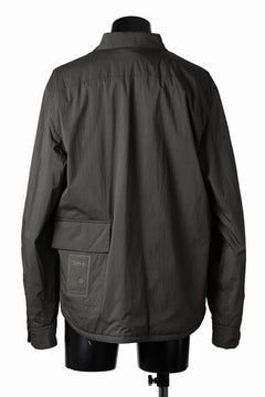 画像をギャラリービューアに読み込む, Ten c PADDED SHIRT / PIECE DYED COTTON/NYLON POPLIN (DARK GREEN)