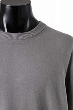 画像をギャラリービューアに読み込む, Y's for men SUMMER KNIT PULLOVER / 12G PLAIN STITCH (CHARCOAL)