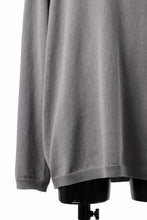 画像をギャラリービューアに読み込む, Y's for men SUMMER KNIT PULLOVER / 12G PLAIN STITCH (CHARCOAL)