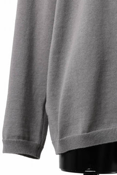 画像をギャラリービューアに読み込む, Y's for men SUMMER KNIT PULLOVER / 12G PLAIN STITCH (CHARCOAL)