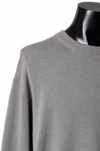 画像をギャラリービューアに読み込む, Y's for men SUMMER KNIT PULLOVER / 12G PLAIN STITCH (CHARCOAL)