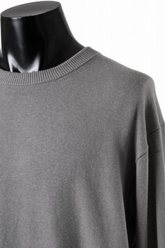 画像をギャラリービューアに読み込む, Y's for men SUMMER KNIT PULLOVER / 12G PLAIN STITCH (CHARCOAL)