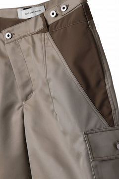 画像をギャラリービューアに読み込む, Feng Chen Wang PATCHWORK SHORTS (KHAKI/BROWN)