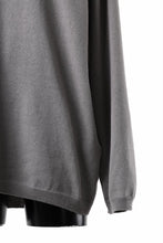 画像をギャラリービューアに読み込む, Y's for men SUMMER KNIT PULLOVER / 12G PLAIN STITCH (CHARCOAL)