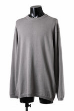 画像をギャラリービューアに読み込む, Y's for men SUMMER KNIT PULLOVER / 12G PLAIN STITCH (CHARCOAL)