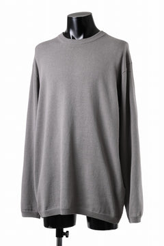 画像をギャラリービューアに読み込む, Y's for men SUMMER KNIT PULLOVER / 12G PLAIN STITCH (CHARCOAL)